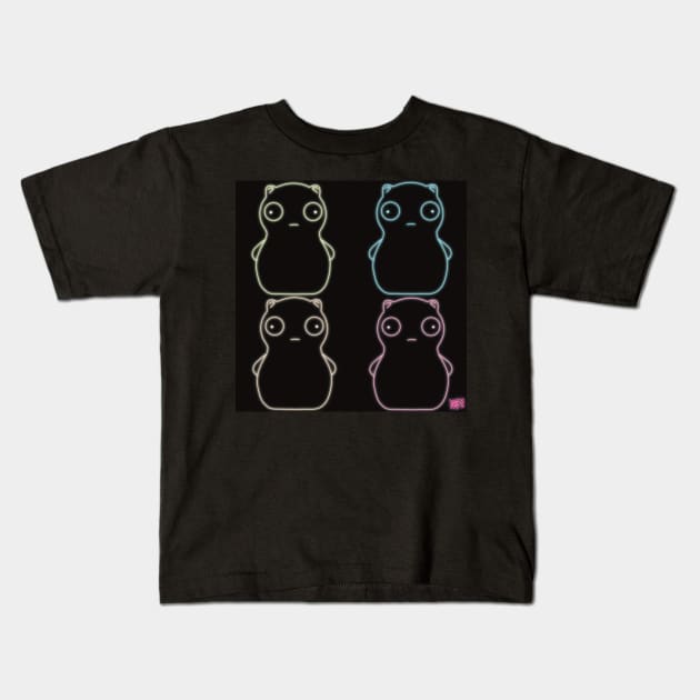 Burgers Kuchi GITD 2 Kids T-Shirt by Tommymull Art 